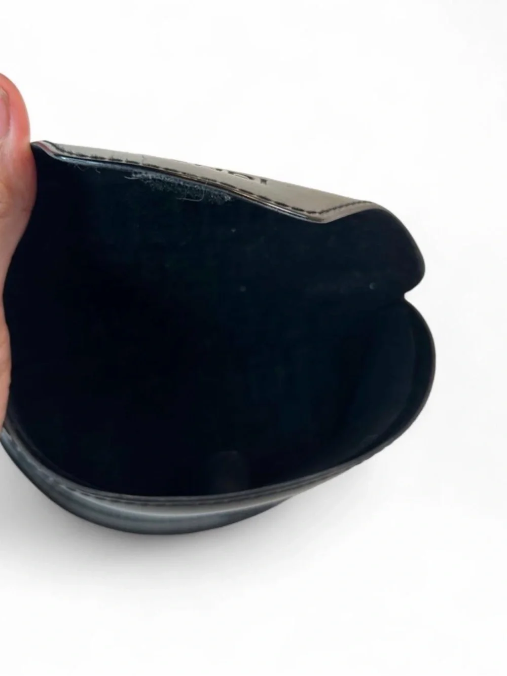 Fendi Black Patent Eyewear Case